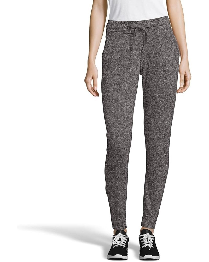 Women's Tri-blend French Terry Jogger with Pockets Black Heather $16.26 Activewear