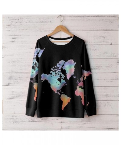 Sweatshirt for Women,Womens Dragonfly Print Long Sleeve Tops Comfy Breathable Sweater Crewneck Shirt Tops Z3-black $4.05 Hood...