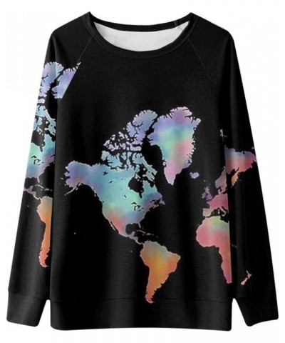 Sweatshirt for Women,Womens Dragonfly Print Long Sleeve Tops Comfy Breathable Sweater Crewneck Shirt Tops Z3-black $4.05 Hood...