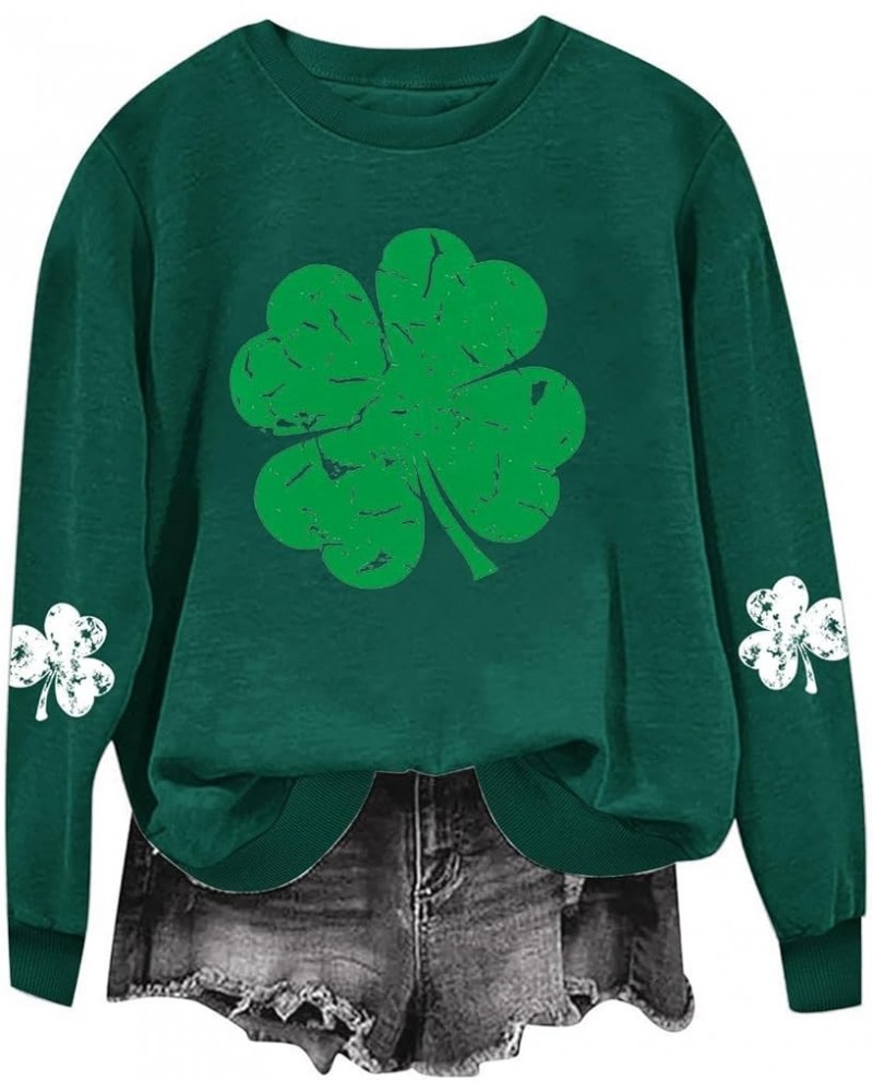 St Patricks Day Shirt Women St Patricks Day Tops for Women Holiday Tops for Women 2024 Casual Long Sleeve Tops for Women 06-a...