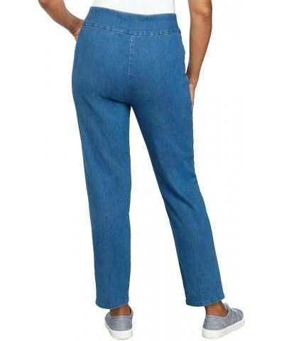 Womens Petite Super Stretch Mid-Rise Short Length Pant Medium Denim $29.26 Pants