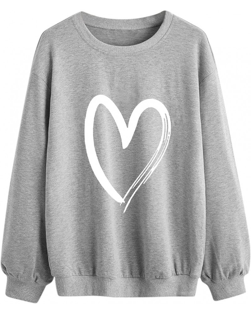 Cute Hoodies for Girls 10-12 Years Old Ladies Sweatshirt ClubBasic Tops Shirt X01-grey $8.31 Tops