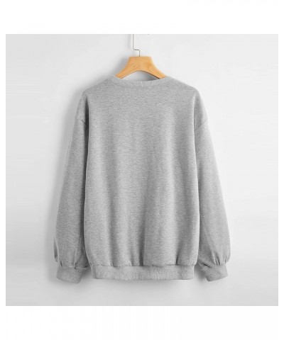 Cute Hoodies for Girls 10-12 Years Old Ladies Sweatshirt ClubBasic Tops Shirt X01-grey $8.31 Tops