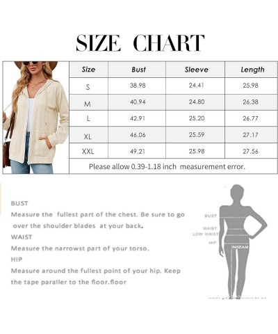 Zip Up Jackets for Women Long Sleeve Lightweight Drawstring Hooded Sweatshirt with Pockets A Apricot $18.19 Hoodies & Sweatsh...