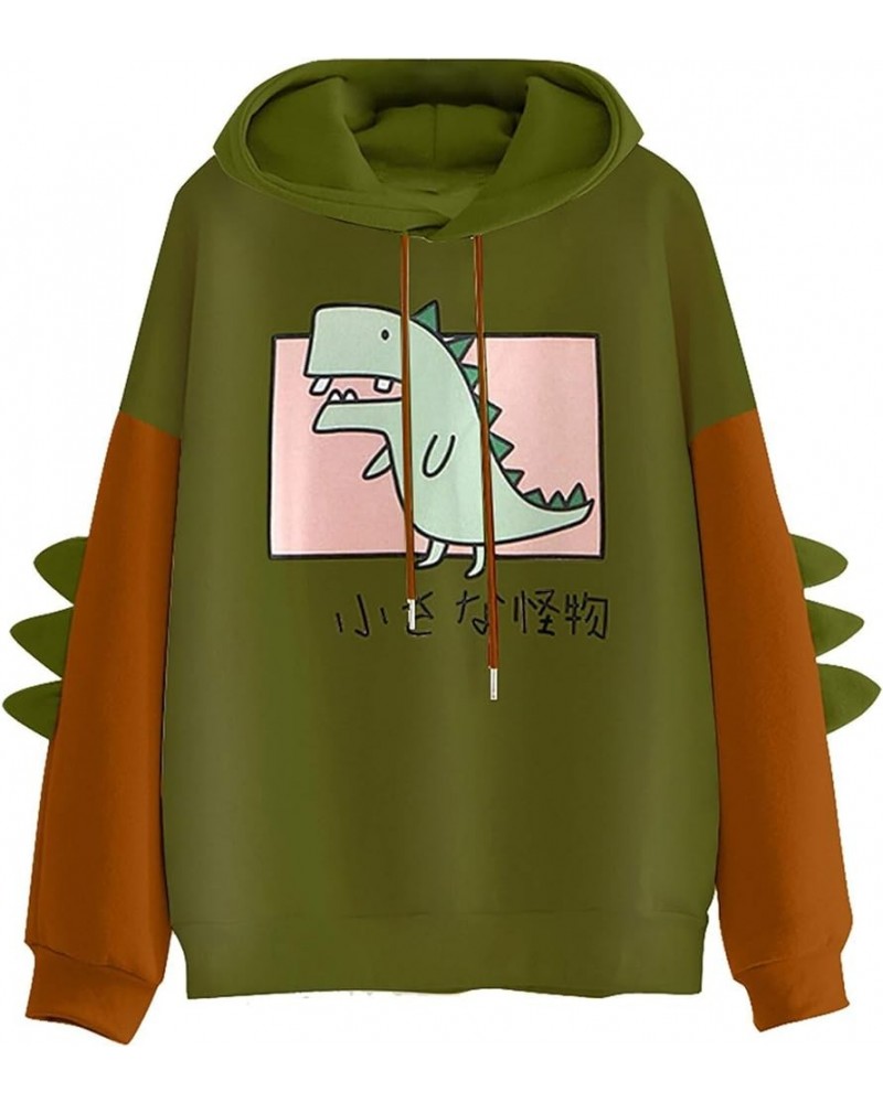 Fashion Anime Dinosaur Sweater Kawaii Harajuku Cosplay Cartoon Shirt Hoodie Cr4 $17.39 Hoodies & Sweatshirts