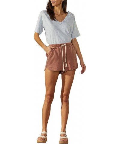 Women's All Silky Tencel Around Short Russet $9.97 Activewear