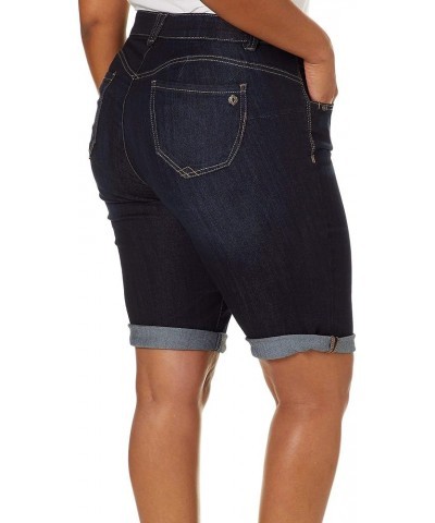 Women's Plus Size Ab Solution Bermuda Short Indigo $33.01 Shorts