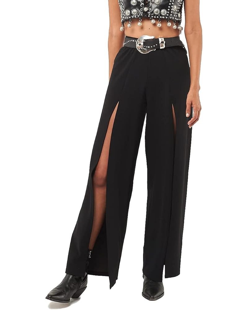 Women's Cut Pants Black $18.96 Pants