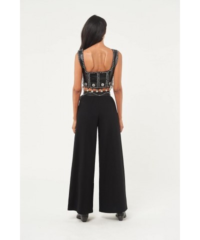 Women's Cut Pants Black $18.96 Pants