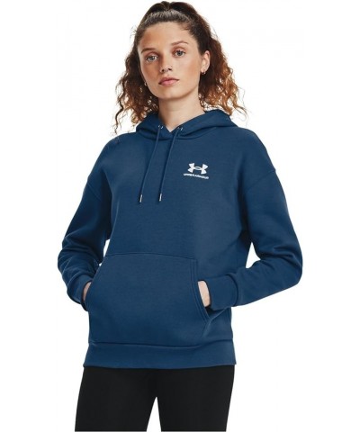 Womens Essential Fleece Top Varsity Blue / White $24.23 Activewear