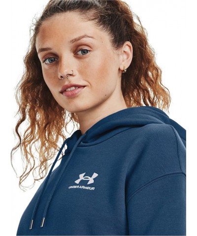 Womens Essential Fleece Top Varsity Blue / White $24.23 Activewear