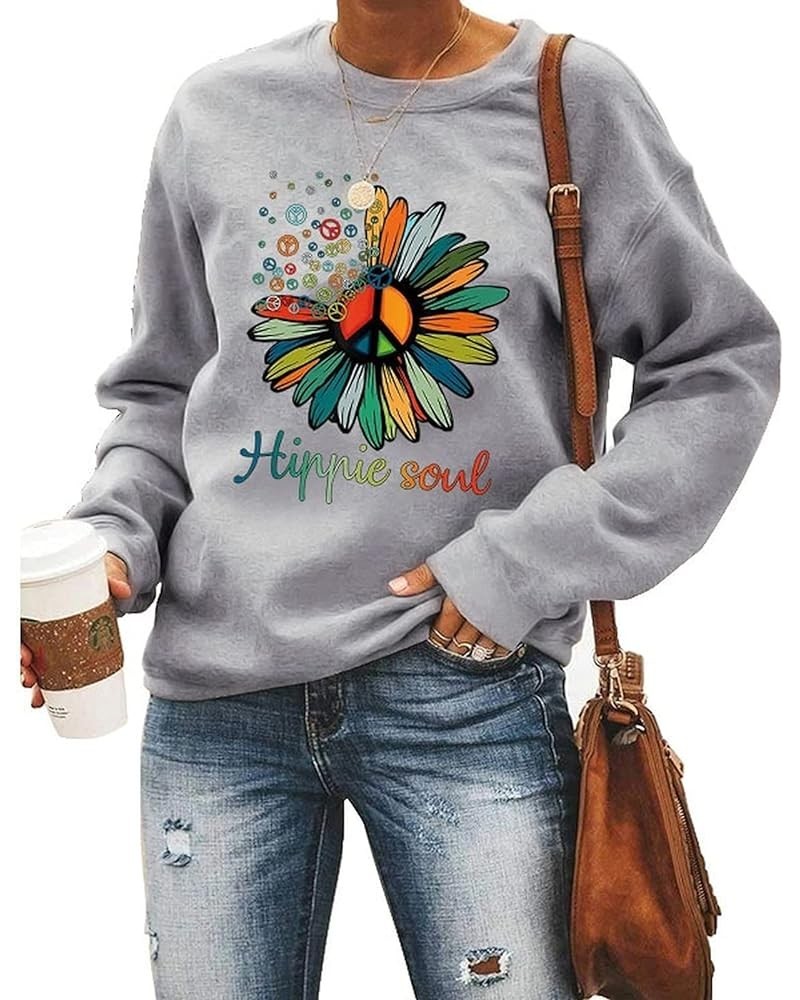 Women Hippie Soul Shirt Free Soul Camper Sweatshirt 3-gray $13.95 Hoodies & Sweatshirts