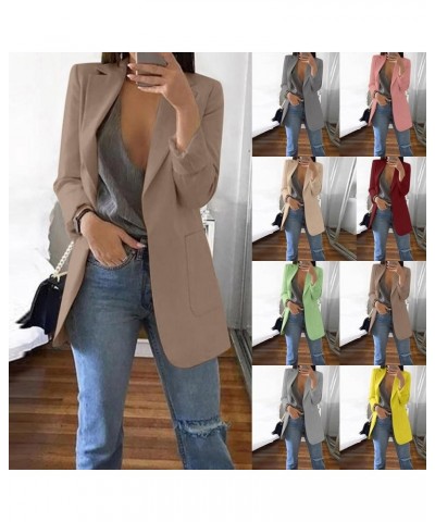 Blazers for Women Business Casual Long Sleeve Womens Blazer Jacket for Work Professional Fall Fashion 2023 Trendy Clothes 01-...