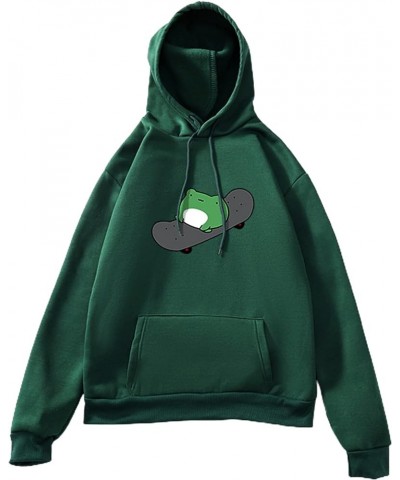 Women's/Girl's Frog Hoodie - Skateboarding Frog Pullover Long Sleeve Hoodie Pullover Tops Sweatshirt Streetwear Atrovirens $9...