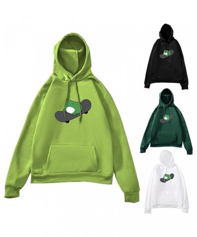 Women's/Girl's Frog Hoodie - Skateboarding Frog Pullover Long Sleeve Hoodie Pullover Tops Sweatshirt Streetwear Atrovirens $9...