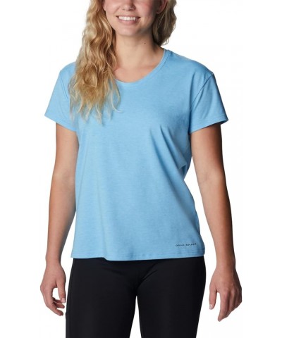 Women's Sun Trek Ss Tee Vista Blue Heather $19.95 Activewear