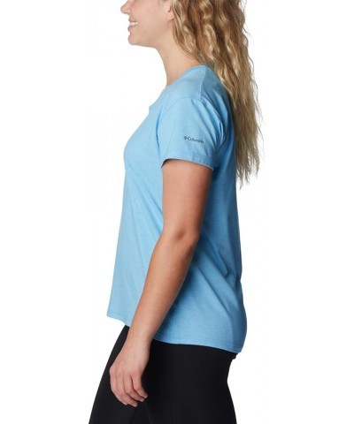 Women's Sun Trek Ss Tee Vista Blue Heather $19.95 Activewear