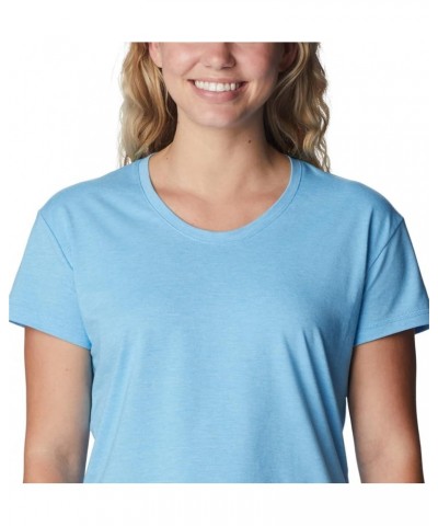 Women's Sun Trek Ss Tee Vista Blue Heather $19.95 Activewear