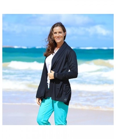 Women's Hooded Resort Wrap with UPF 50+ Sun Protection – Sun Shawl, Travel Wrap, Sun Coverups for Women Black $36.98 Swimsuits