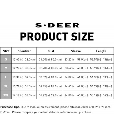 SDEER Womens Casual Dress V Neck Long Sleeve A Line Pleated Dress Tie Waist Solid Flowy Dress for Party Wedding Guest Red $22...