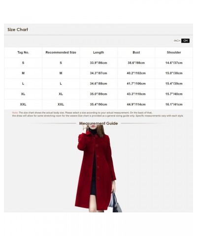 Womens Windproof Long Sleeve Trench Coat Classic Lapel Overcoat Fall Winter Jacket Outwear with Belt Royal Blue $15.10 Coats