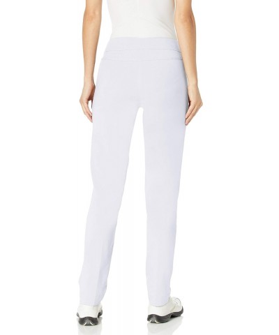 Womens Golf Apparel - Women's Regular Pull-On Straight-Leg Pant with Pockets (White,10) $26.83 Pants