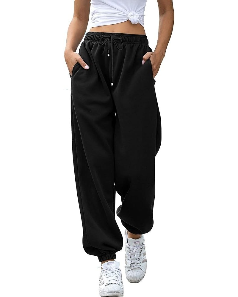 Women's Cinch Bottom Sweatpants Carbon Black $14.19 Activewear