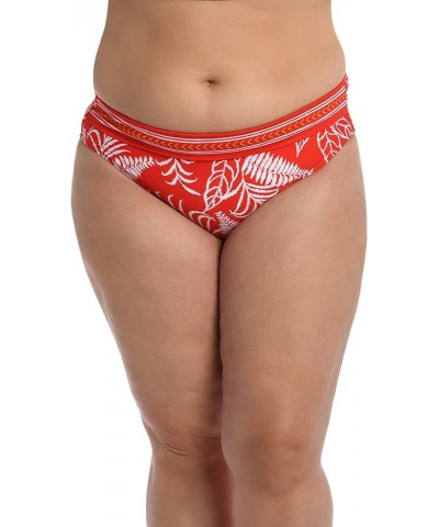 Women's Banded Hipster Bikini Swimsuit Bottom Cherry//Tropical Tapestry $34.31 Swimsuits