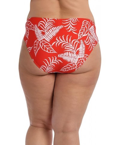 Women's Banded Hipster Bikini Swimsuit Bottom Cherry//Tropical Tapestry $34.31 Swimsuits