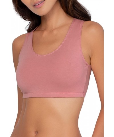 Women's Built Up Tank Style Sports Bra Heather Grey/Dusk/Blushing Rose $8.80 Lingerie