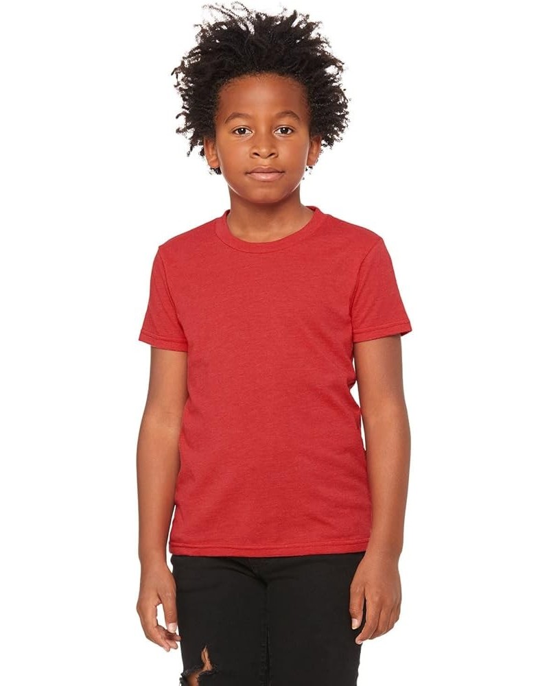 3001Y Youth Jersey Short-Sleeve T-Shirt Heather Red $6.55 Others