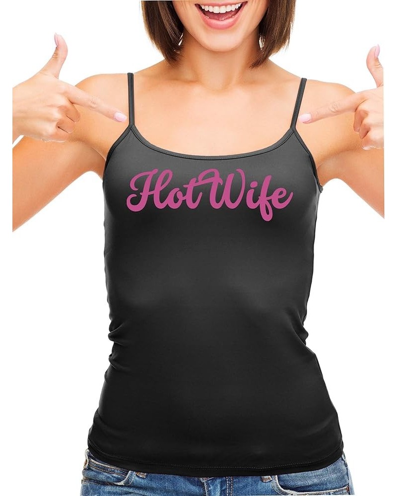 HotWife Life Shared Lifestyle Hot Wife Black Camisole Tank Top Raspberry $15.65 Tanks