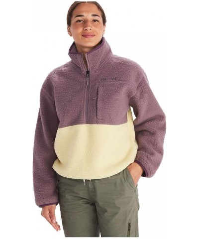 Women's Wm's Aros Fleece 1/2 Zip Hazy Purple/Wheat $32.06 Jackets