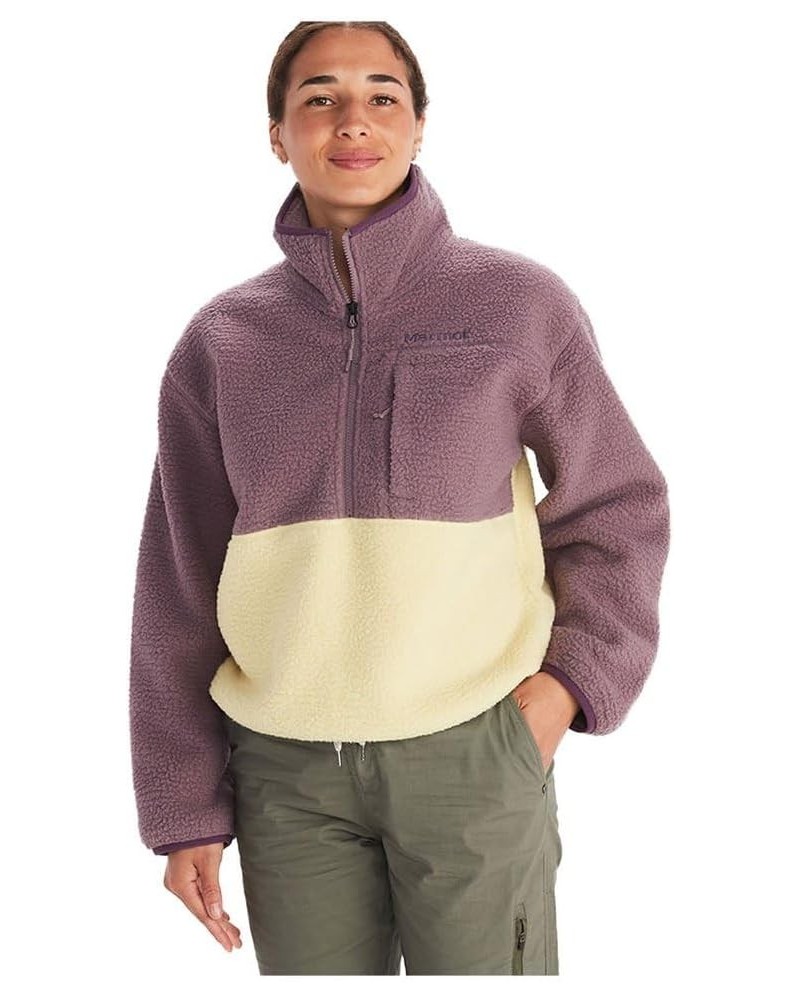 Women's Wm's Aros Fleece 1/2 Zip Hazy Purple/Wheat $32.06 Jackets