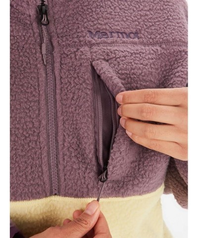 Women's Wm's Aros Fleece 1/2 Zip Hazy Purple/Wheat $32.06 Jackets