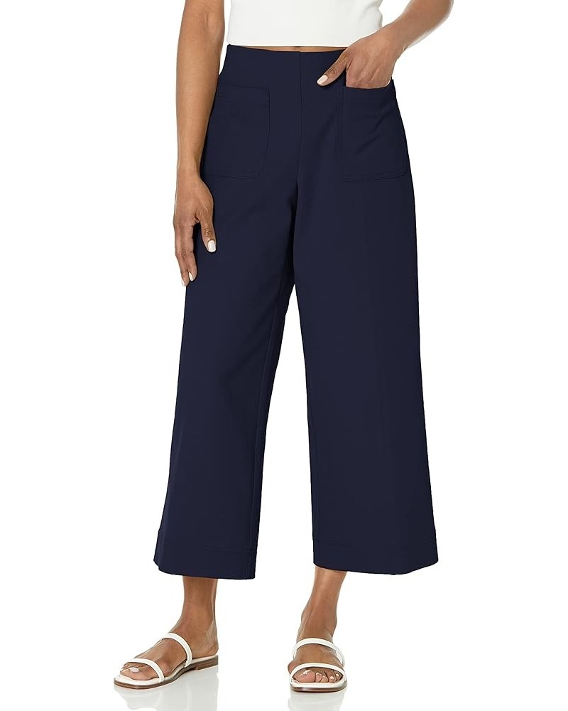 Women's Wide Leg Cropped Pant Indigo $49.57 Pants