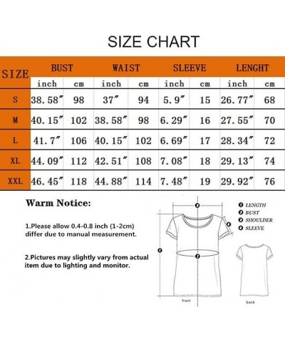 Womens Leopard Pumpkin Printed Graphic T-Shirts Thanksgiving Round Neck Shirt Funny Halloween Casual Tops Blouse H-orange-1 $...