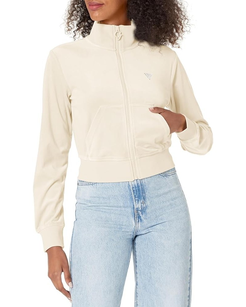 Women's Couture Full Zip Sweatshirt Vanilla Blush $16.33 Activewear