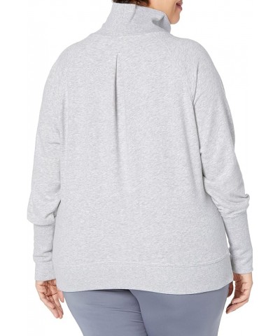 Women's Long Sleeve French Terry Top Heather Gray $12.62 Activewear