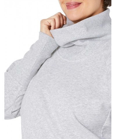 Women's Long Sleeve French Terry Top Heather Gray $12.62 Activewear