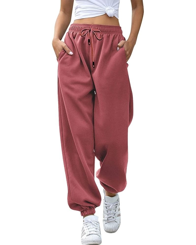 Womens High Waisted Baggy Jogger Pants Fall Sweatpants Casual Lounge Workout Athletic Joggers Y2k Yoga Pants Pockets A-a $7.9...