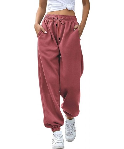 Womens High Waisted Baggy Jogger Pants Fall Sweatpants Casual Lounge Workout Athletic Joggers Y2k Yoga Pants Pockets A-a $7.9...