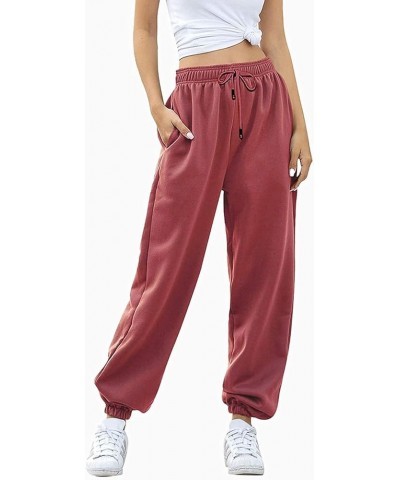 Womens High Waisted Baggy Jogger Pants Fall Sweatpants Casual Lounge Workout Athletic Joggers Y2k Yoga Pants Pockets A-a $7.9...