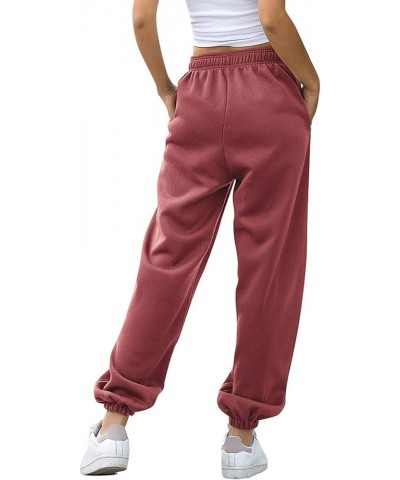 Womens High Waisted Baggy Jogger Pants Fall Sweatpants Casual Lounge Workout Athletic Joggers Y2k Yoga Pants Pockets A-a $7.9...