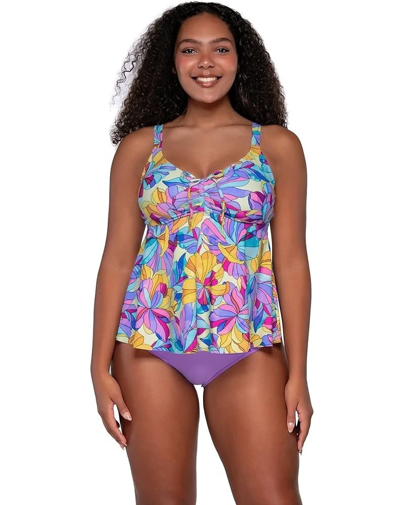 Marin Tankini Women's Swimsuit Top Opalescent $42.57 Swimsuits