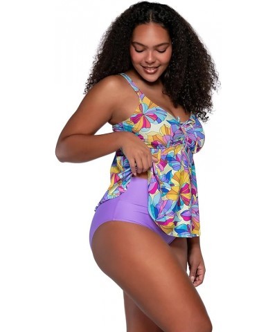 Marin Tankini Women's Swimsuit Top Opalescent $42.57 Swimsuits