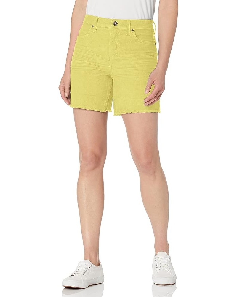 Women's Standard Oahu Hi Rise 6" Short Citron $7.85 Activewear