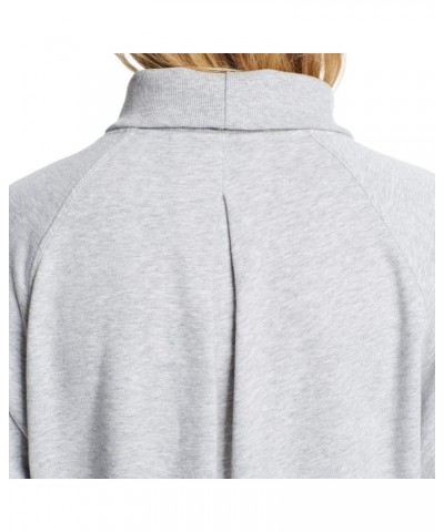 Women's Long Sleeve French Terry Top Heather Gray $12.62 Activewear