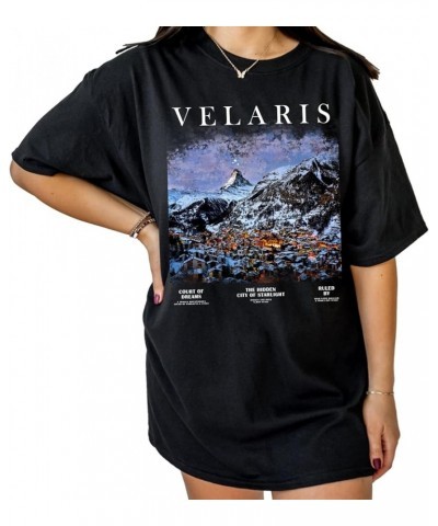 Velaris Shirt - Acotar Sarah J Maas T-Shirt, City of Starlight A Court of Thorns and Roses Bookish Shirt Black $12.51 T-Shirts