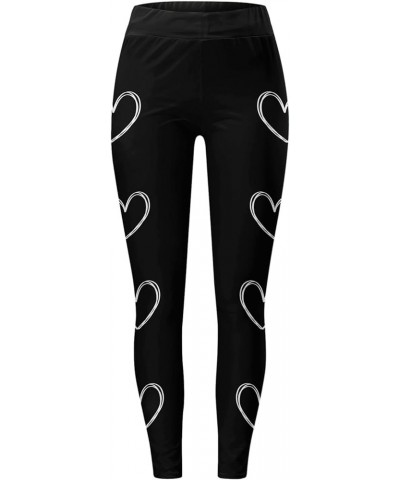 St Patricks Day Leggings for Women Shamrock Trousers Butt Lift Tummy Control Lucky Clover Yoga Pants 9008-jsxrthd-g-black $10...